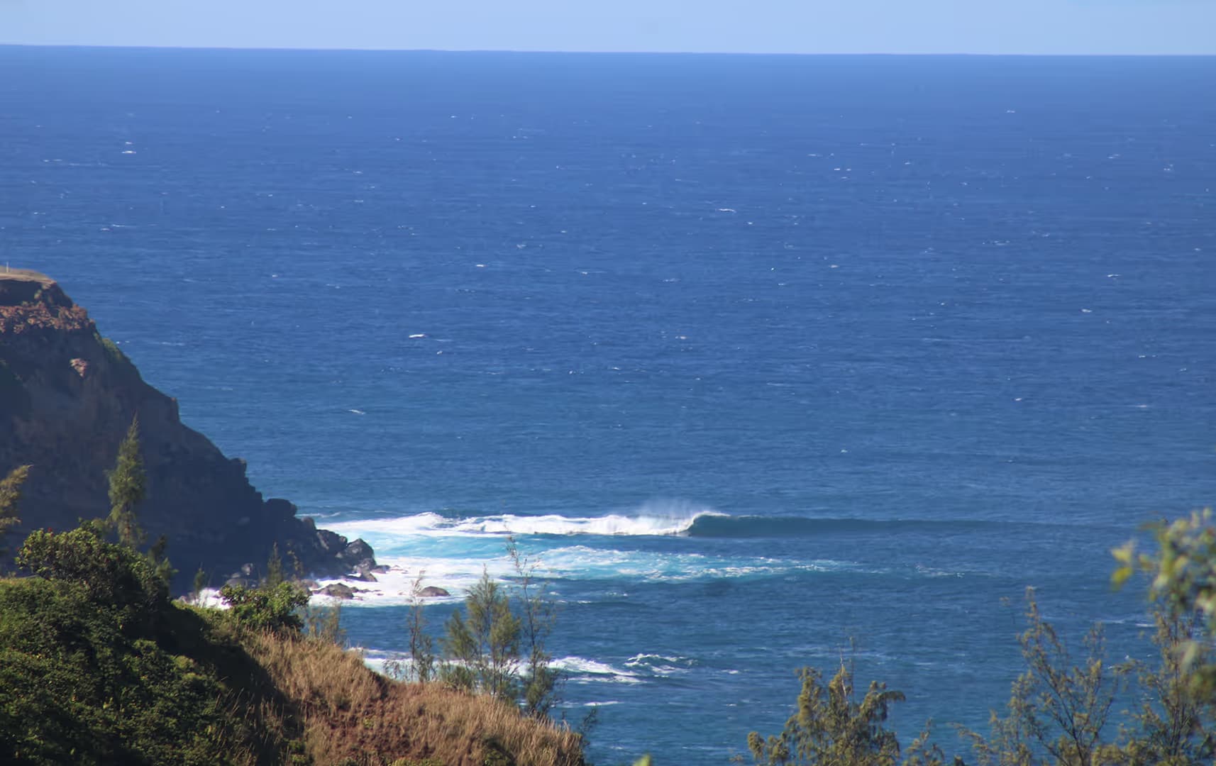 The ocean off Maui's north shore where Bobby and Belu met